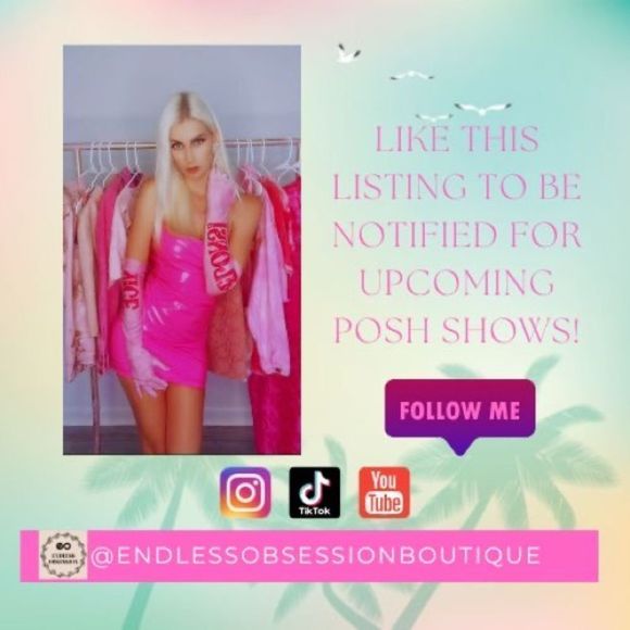 New💖✨Like This Listing To Be Notified for upcoming Posh Shows✨🎉🎉🎉 - Picture 1 of 1